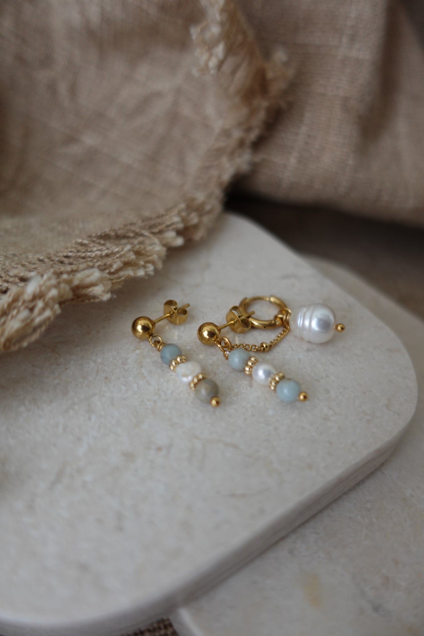Double boucles perle d’eau douce