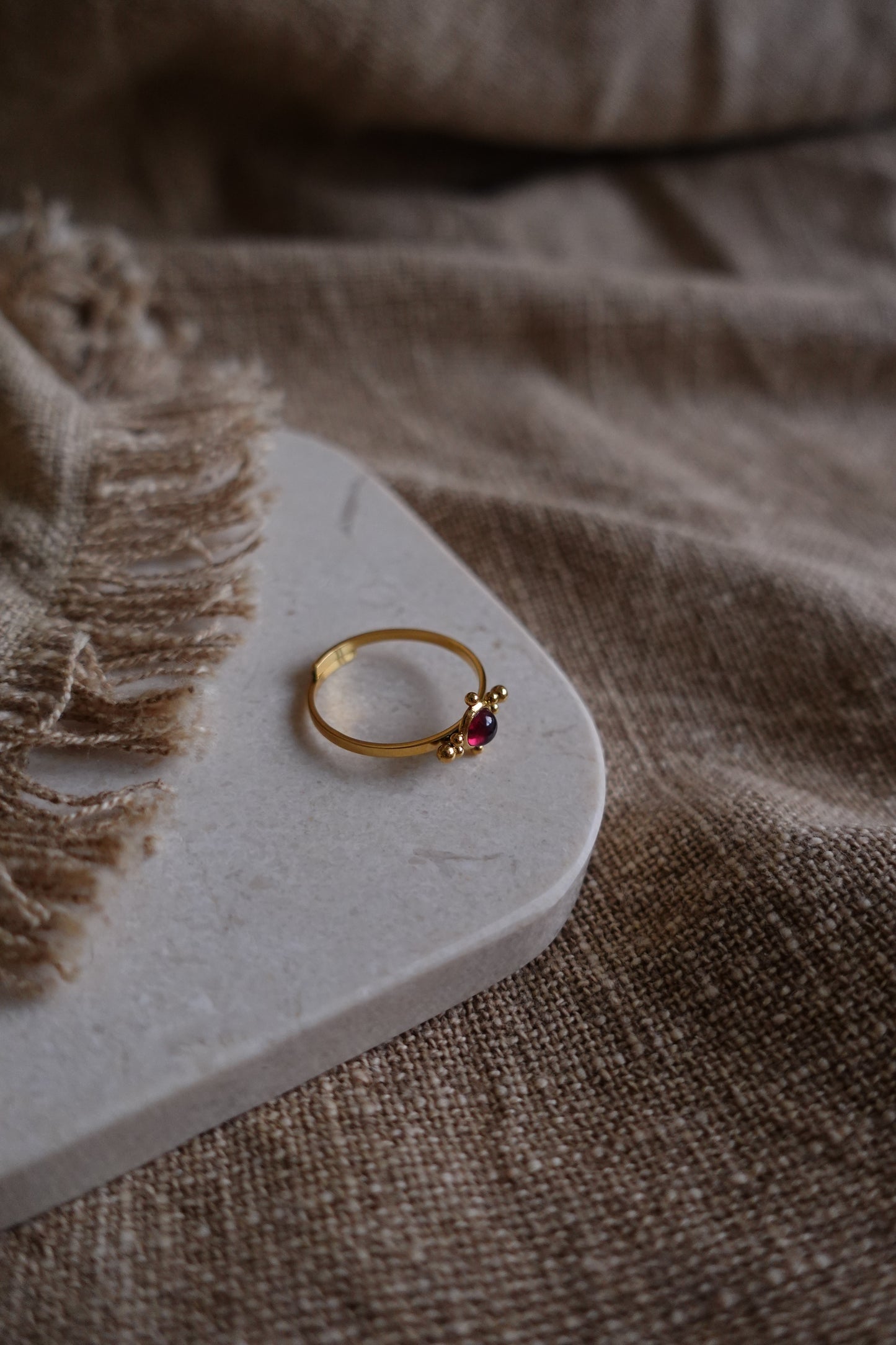 Bague Grenat