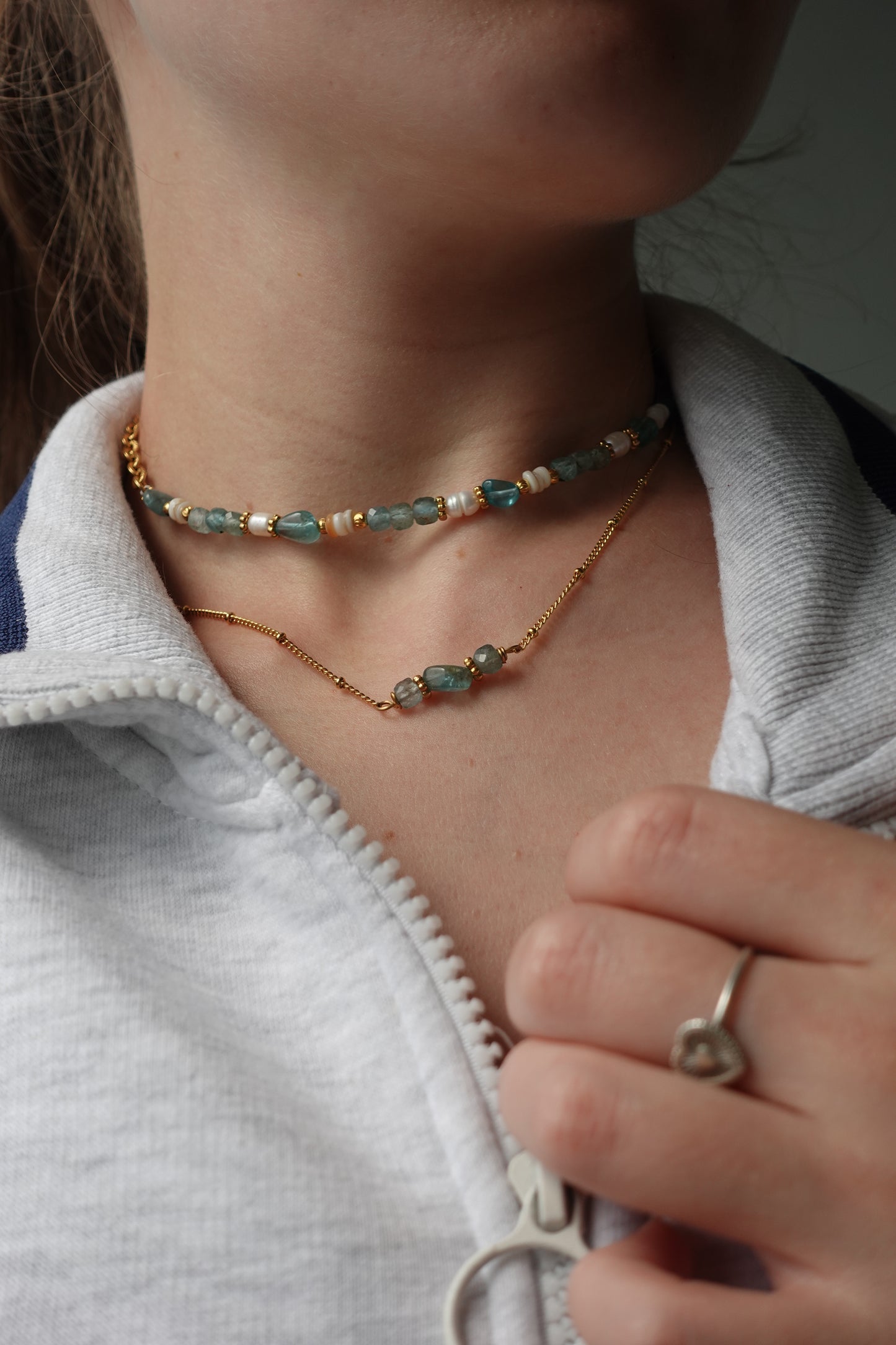 Collier goutte de mer