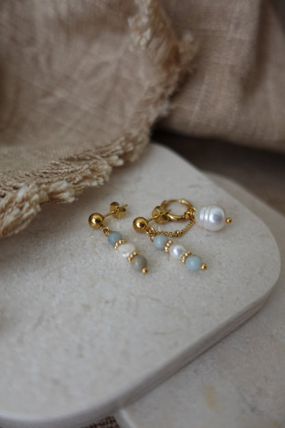 Double boucles perle d’eau douce
