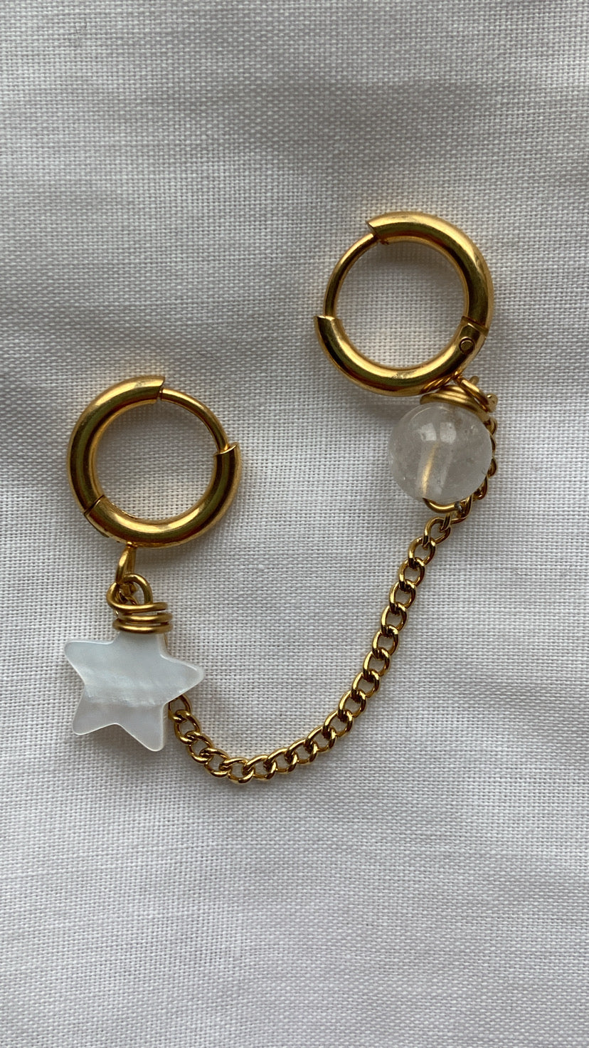 Boucles d'oreilles Stellata
