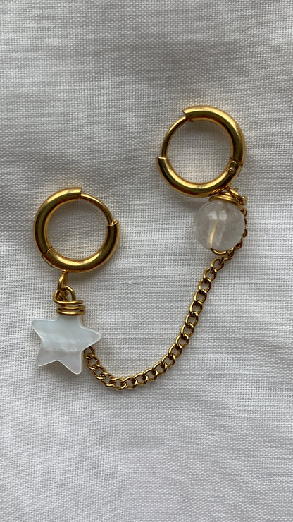 Boucles d'oreilles Stellata