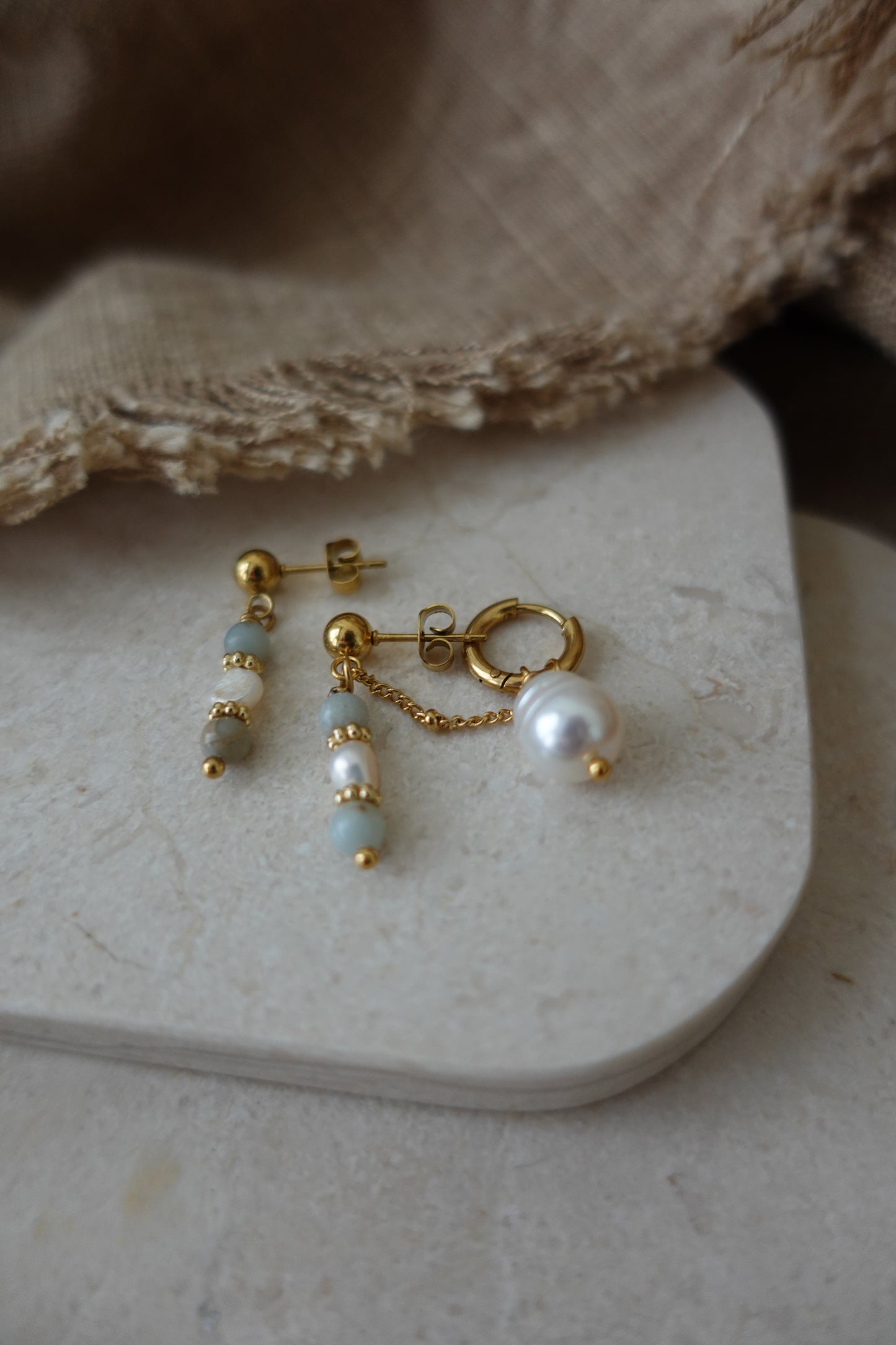 Double boucles perle d’eau douce
