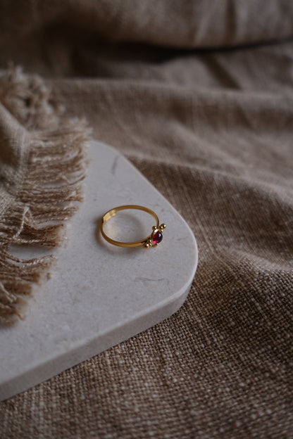 Bague Grenat