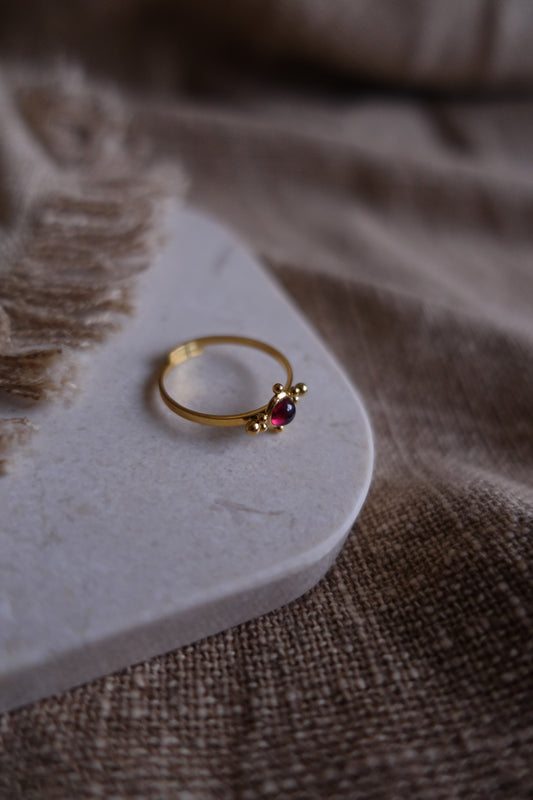 Bague Grenat