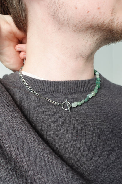Choker Aventurine verte