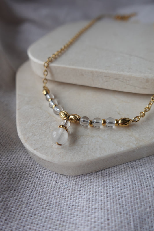 Collier cristal de roche
