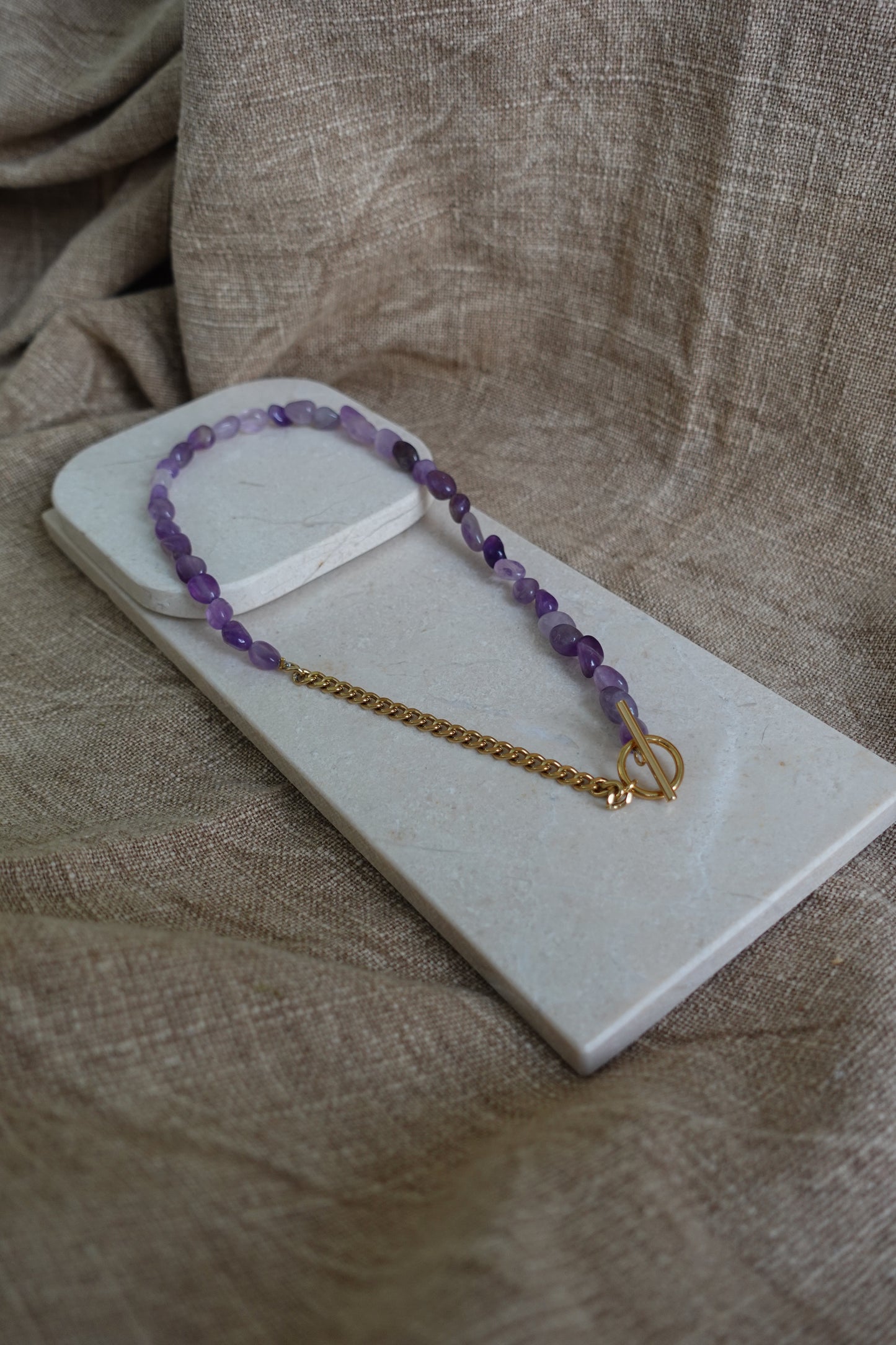 Choker Amethyste