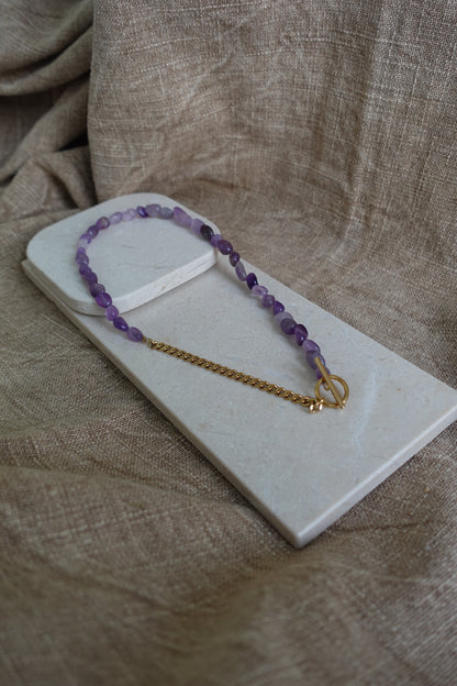 Choker Amethyste