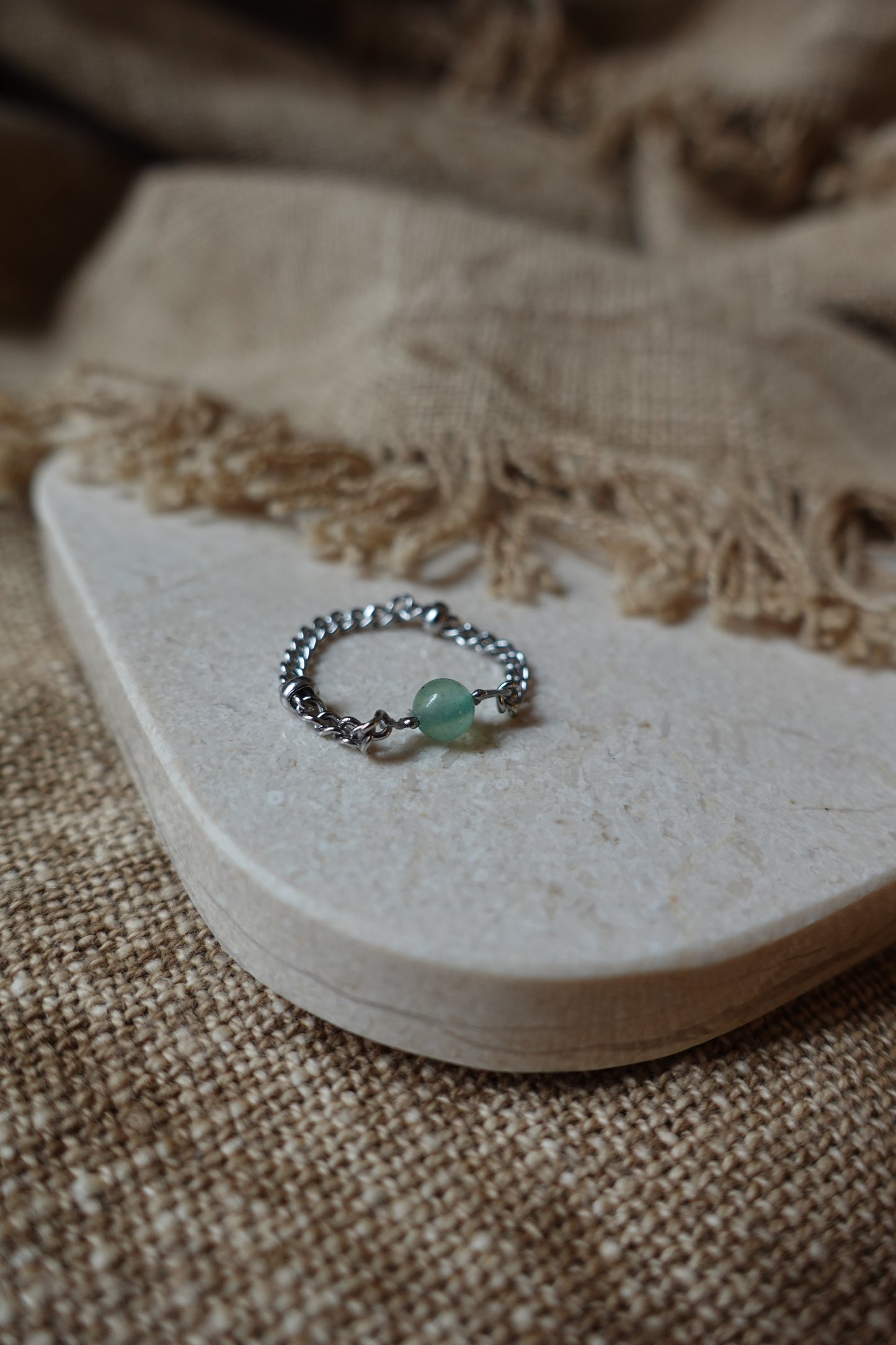 Bague Lilith - Aventurine verte