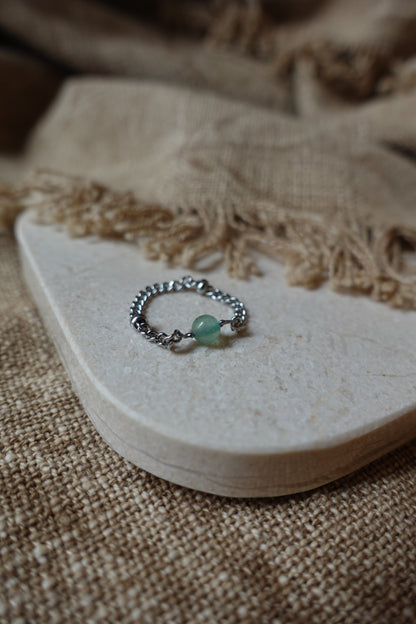 Bague Lilith - Aventurine verte