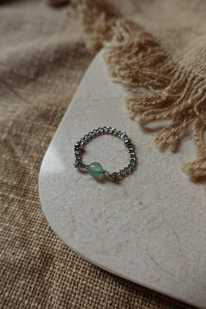Bague Lilith - Aventurine verte