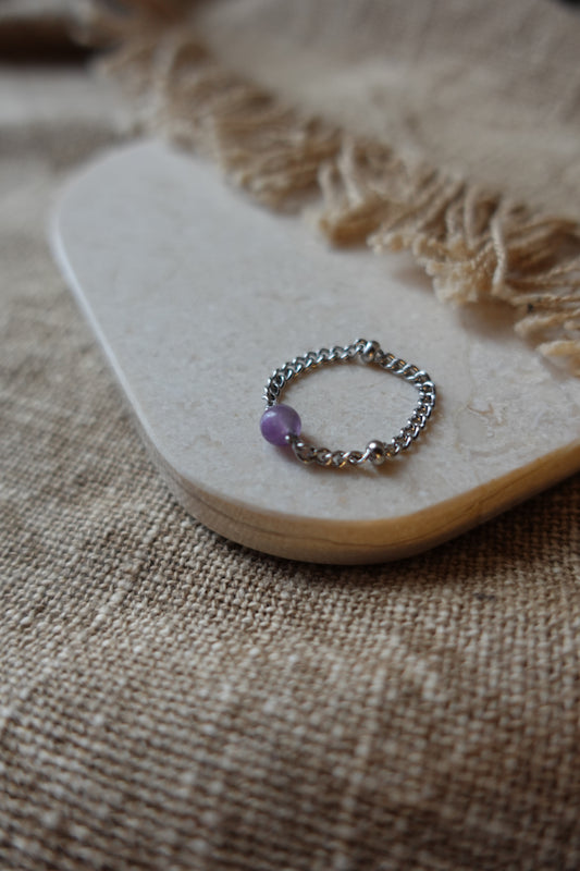 Bague Lilith - Amethyste