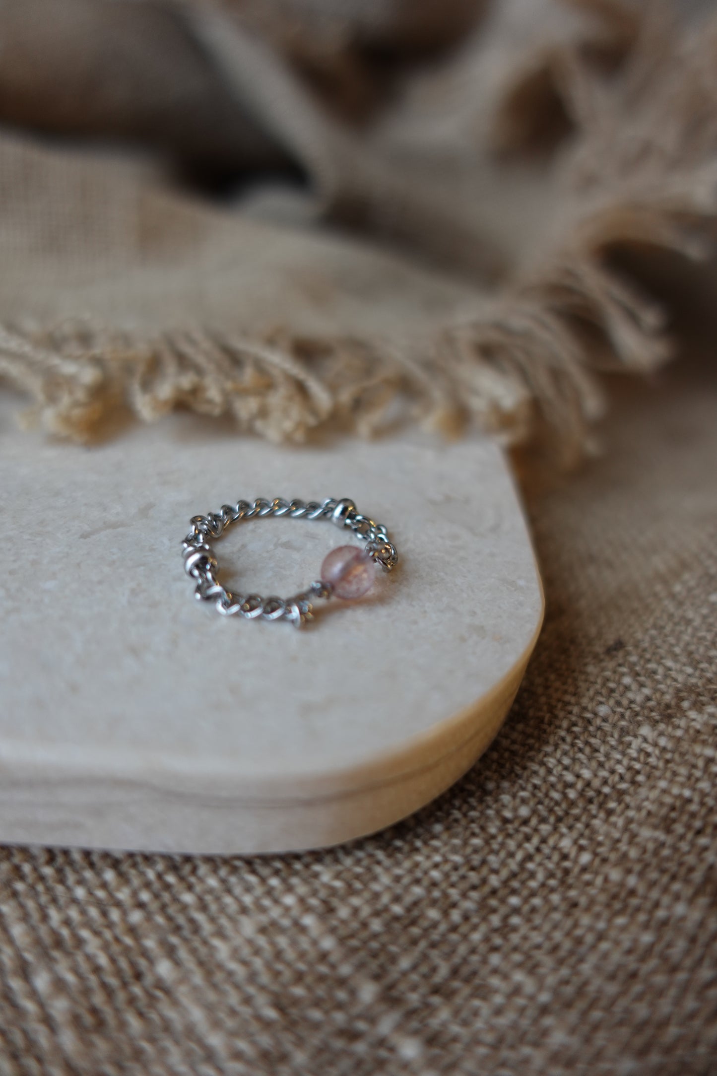Bague Lilith - Quartz fraise