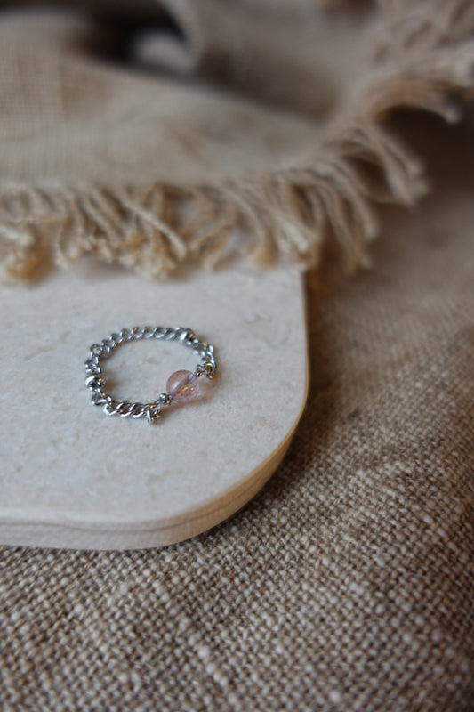Bague Lilith - Quartz fraise